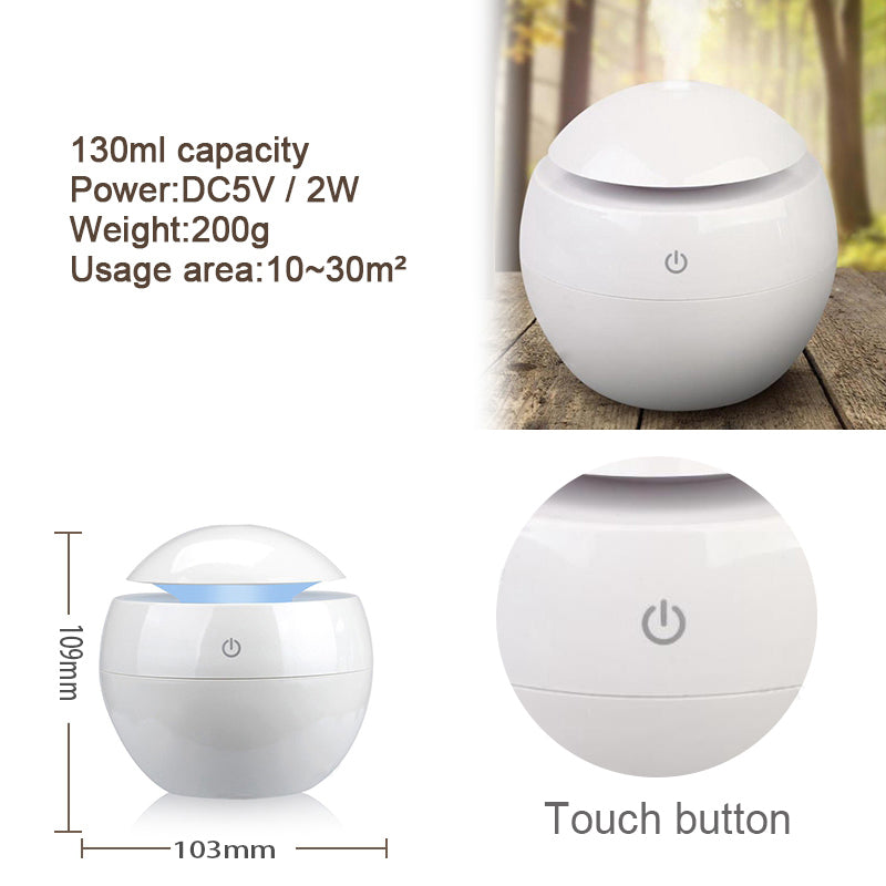 Variable Aromatherapy Essential Oil Diffuser Mini Usb Air Humidifier Portab F8B7