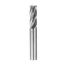 Drillpro 6pcs 3/16-1/2 Inch Imperial Milling Cutter 4 Flutes Spiral CNC End Mill Cutter
