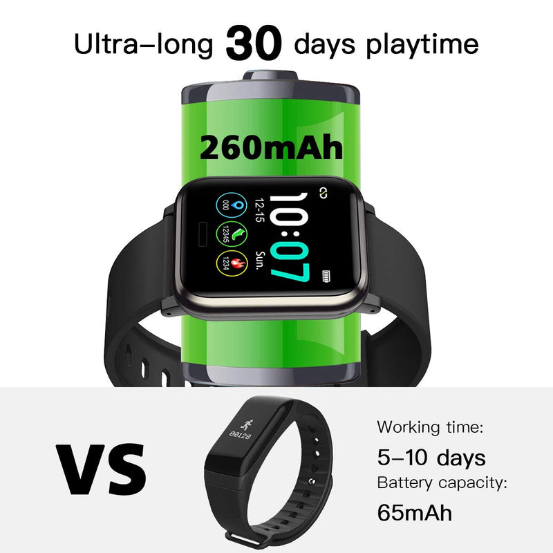 1.3 Inch Color Screen Fitness Tracker Heart Rate Monitor Ip67 Waterproof Ac