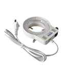 110V-220V 56 LED Ring Light for Stereo Microscope  White LED Bulbs  0-100% Brightness Adjustable