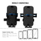CS-344B2 Phone Holder 360 Rotation Stand For Motocycle Bike Rearview Holder For 4''-6.5'' Smart Phone