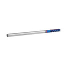 Drillpro 4/5/6/8mm HRC60 4 Flutes Milling Cutter L100mm Blue NACO Coated Tungsten Carbide Milling Cutter CNC Tool