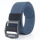 TUSHI R120 Military Tactical Belts Security Elastic Weave Stretch Thick Nylon Waist Belt