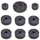 18Pcs Drum Set Cymbal Replacement Parts Accessories(3Pcs Cymbal Sleeves +3P O2M5