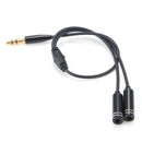 3.5mm Stereo Audio Y Splitter 1 Male To 2 Dual Female Cable For Earphone Audio Equipment