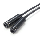 3.5mm Stereo Audio Y Splitter 1 Male To 2 Dual Female Cable For Earphone Audio Equipment