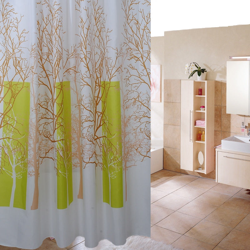 Bathroom Shower Waterproof Curtain Ring Pull Easy To Install