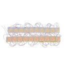 20PCS DC12V 2W Waterproof IP65 COB LED Module Strip for Outdoor DIY Advertisement Letters