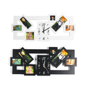 Nordic Style Photo Frame Wall Clock DIY Modern Desigh Multi Photo Art Picture Frame Clock For Living Room Horloge Home Decor