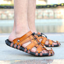 Men Beach Shoes Breathable Sandals Cooler Summer Rubber Soft Male Slippers
