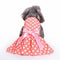 Vintage Polka Dot Pet Clothes for Dog Dress Cat Vest Shirts