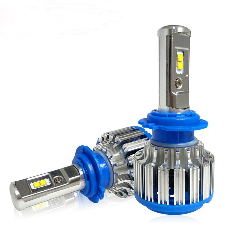 CNSUNNYLIGHT Motorcycle Car LED Headlights 6000K H4/H7/H11 70W 7000lm Auto Bulb Headlamp