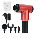 Digital Touch Display Electric Muscle Massager 2500mAh Rechargeable Vibration Percussion Pain Relief Reduce Fatigue Tool with 4 Heads
