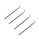 4 Pcs Ventilating Needles +1 Brasss Holder Make/Making/Repair Lace Wigs Tou