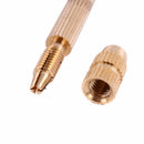 4 Pcs Ventilating Needles +1 Brasss Holder Make/Making/Repair Lace Wigs Tou