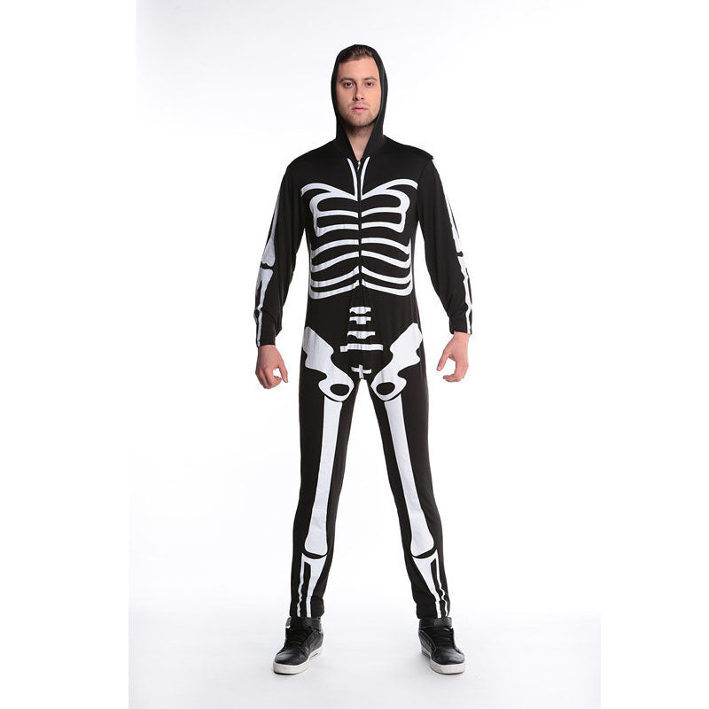 Game Uniforms Halloween Party Skeleton Conjoined Clothing Men and Women Couples Skull Suits