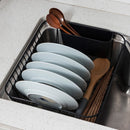 Dish Drainer Drying Rack Sink Holder Cup Tableware Bowl Storage Basket Kitchen