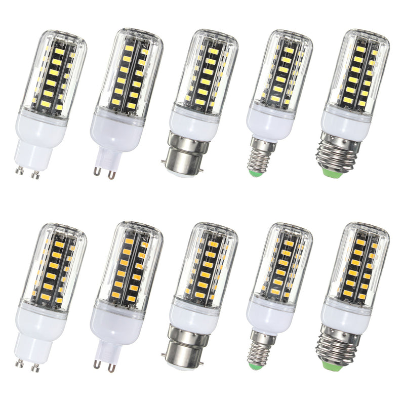 G9 E14 B22 GU10 E27 LED 5W 42 SMD 5733 LED White Warm White Cover Corn LED Bulb Light AC 220V