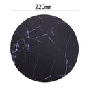 Computer Mouse Pad Round Table Game Marble Line Mouse Pad Non-Slip Rubber P