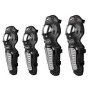 4Pcs Adults Stainless Steel Knee Elbow Armour Motorbike Racing Motocross Protector Pads Elbow Guard Protective Cycle