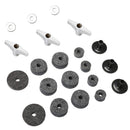 21Pcs Cymbal Replacement Accessories Cymbal Stand Sleeves Cymbal Felts With
