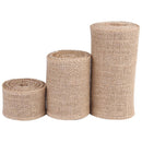 3m 5/10/15/30cm Linen Hessian Burlap Ribbon Roll Wedding Party Craft Decoration Fiber Cloth