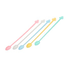 30Pcs/Set Plastic Mini Coffee Stirrer Spoon For DIY Slime Handmade Art Project Tools Drinking Tableware Toys