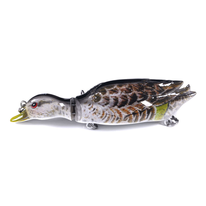 HENGJIA J101 5PSC Duck Fishing Lure Set Rotating Tail Popper Topwater Swim Crankbait Artificial Hard Bait