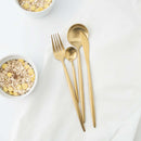 Maision Maxx 4PCS Stainless Steel Dinnerware Set Mi Home Spoon Fork Meat Cutter Tea Spoon 4 Kit Flatware Set