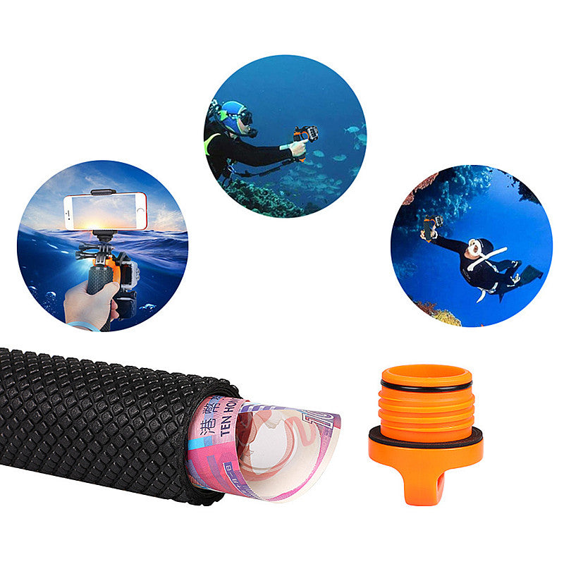 Shutter Trigger Diving Buoyancy Selfie Stick Mobile Phone Holder Handheld Stabilizer for GoPro Camera