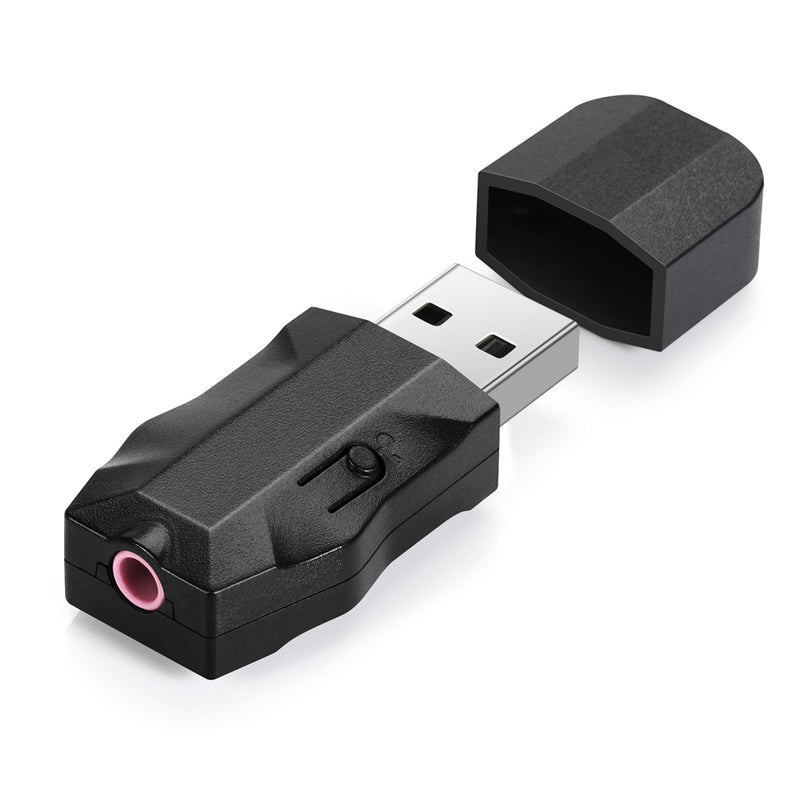 Bakeey USB 2 IN 1 bluetooth 5.0 Wireless 3.5mm Audio Jack Music Receiver Handsfree Adapter For PC TV Car Charger Speaker