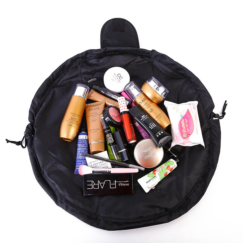 All in One Fashion Large Capacity Drawstring Cosmetic Bag Make Up Bag Travel Portable Storage Pouch