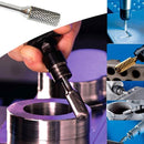 5 Types 6mm Shank Tungsten Carbide Burrs 50.35-60.65mm Rotary File Grinding Head Abrasive Tool
