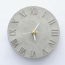 Cement Concrete Silicone Mould DIY Craft Clock Making Clay Plaster Mould Handmade