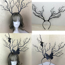 Giant Luxury Christmas Adult Elk Reindeer Antlers Headband Props Decoration