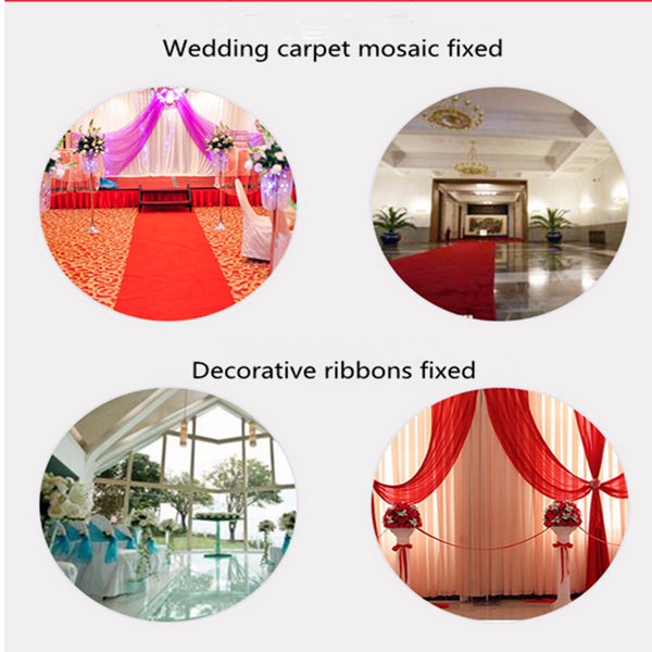 25mmX10m Strong Permanent Waterproof Cloth Tape Self Adhesive Repair Home Carpet Decor