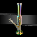 5 Types Handmade 30cm Beaker Glass Joint Pipes Bubblers for Smoking Recycler T obacco Water H ookah Pen with/without Luminous