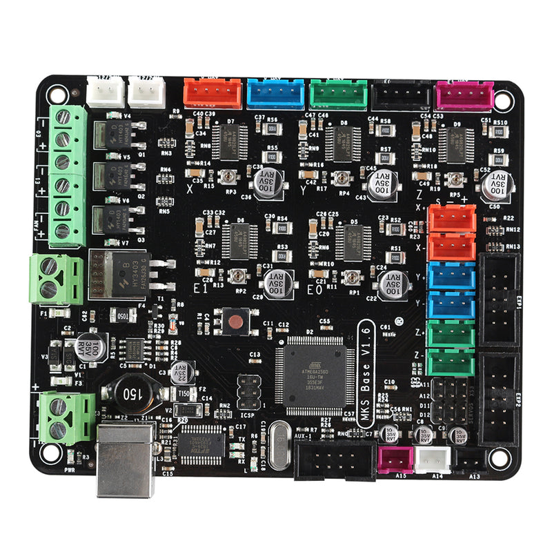 MKS BASE V1.6 Integrated Motherboard Compatible With Mega 2560 & RAMPS 1.4 Control Board for 3D Printer
