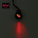 Universal 12V 12mm Waterproof LED Dash Panel Warning Light Indicator Lamp