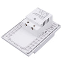 MoesHouse Wall Socket Electric Qi Wireless Charger 5W Dual USB Port Mobile Phone Holder EU/UK Style