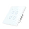Type 86 EU/UK AC 100-240V Smart Home Wall Touch Switch Waterproof Work With Alexa Google Assistant IFTTT