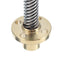 3D Printer T8 1/2/4/8/12/14mm 400mm Lead Screw 8mm Thread With Copper Nut For Stepper Motor