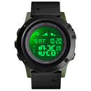 SKMEI 1476 Large Dial Multi-function Chronograph Alarm Outdoor Sports Waterproof Men Watch Digital Watch