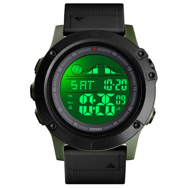 SKMEI 1476 Large Dial Multi-function Chronograph Alarm Outdoor Sports Waterproof Men Watch Digital Watch