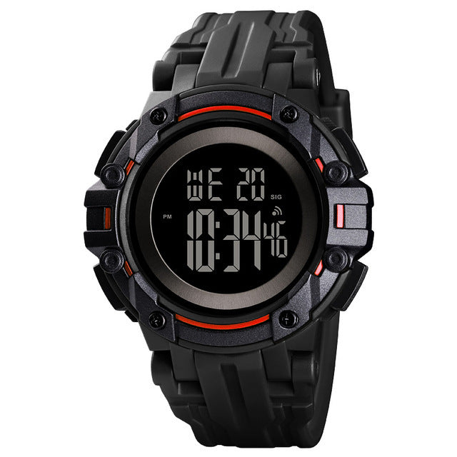 SKMEI 1545 Alarm Chronograph Luminous 5ATM Military Style Sports Men Watch Digital Watch