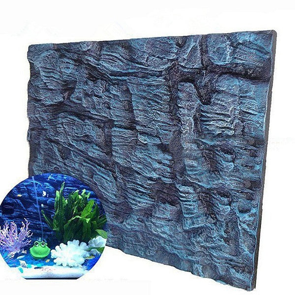 Aquatic Creations Universal Rocks  Aquarium Background 3D Foam Fish Tank Background