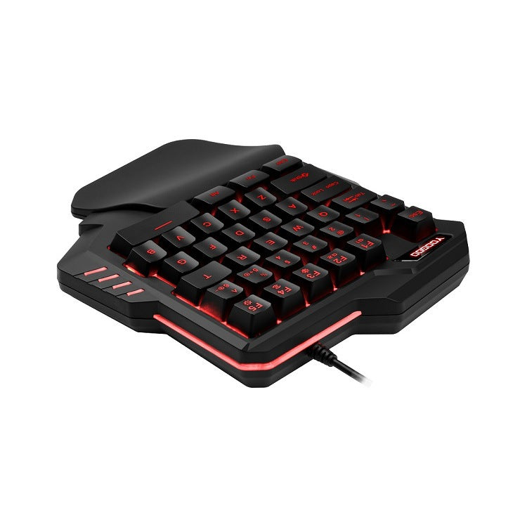 Yougui G92 Single Hand Mechanical Keyboard 35 Keys One Hand Left Hand Mobile Game USB Keyboard for Computer Laptop PC