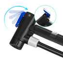 INBIKE 120PSI Aluminum Bike Bicycle Pump With Pressure Gauge Schrader Presta Valve Ball Cycling