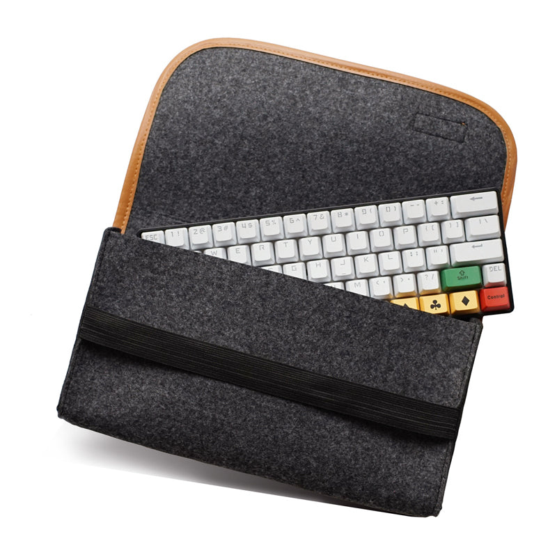 Felt Keyboard Storage Bag Dustproof Carrying Bag for 61 87 104 Key Mechanical Keyboard