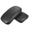 6/8 Suction Cup Black Pillion Rectangular Pad Seat For Harley Cruiser Custom